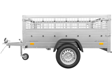 Remorque basculante  200x125 avec ridelles grillagées et roue jockey - Garden Trailer 201 KIPP