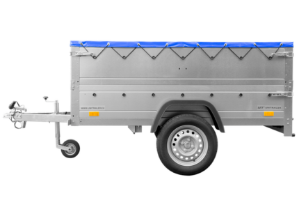 Remorque neuve 200x106 avec bâche plate, rehausses de ridelles et roue jockey - Garden Trailer 200 KIPP