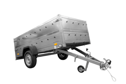 Unitrailer Remorque de Jardin 264 KIPP (Neuf) avec Roue Jockey et Planches Bis